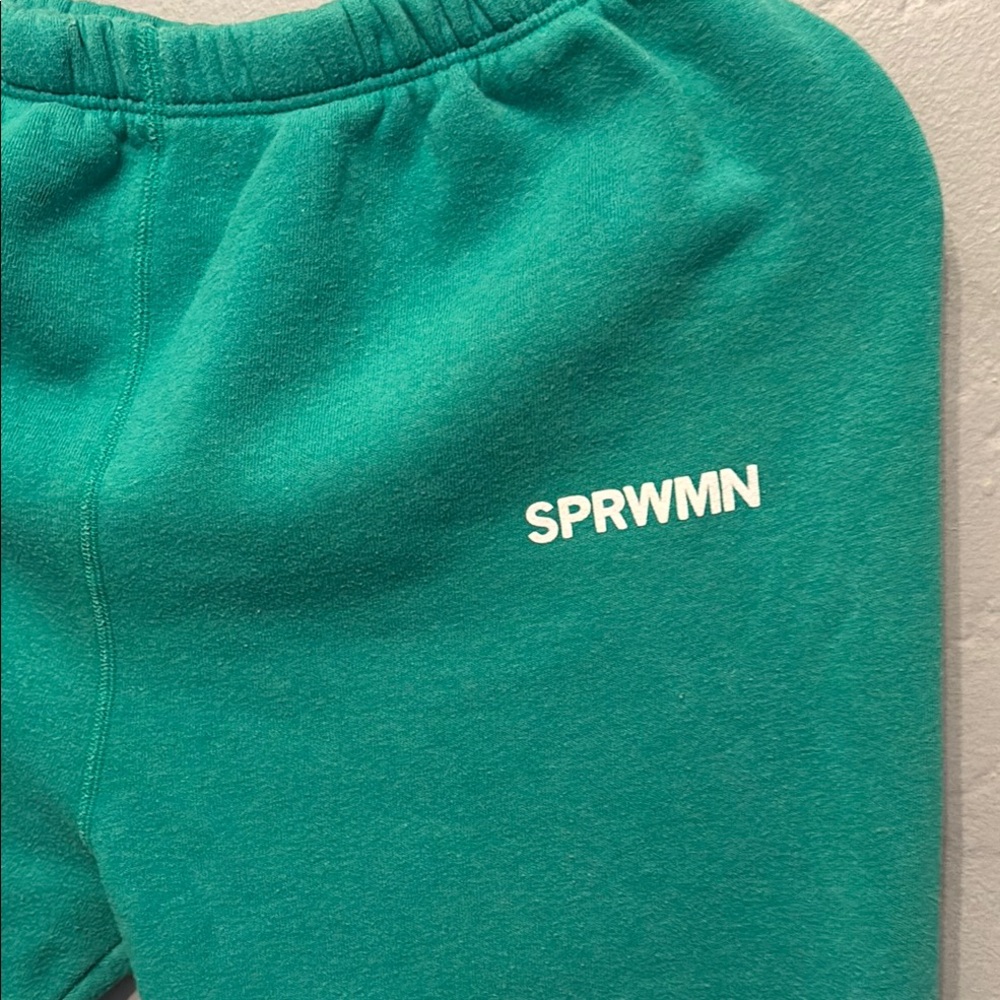 SPRWNM Green Sweatpants size small
Good condition